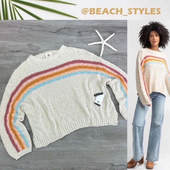 🔆RIP CURL🔆 70’s RETRO SUN SEEKER SWEATER - Picture 1 of 12